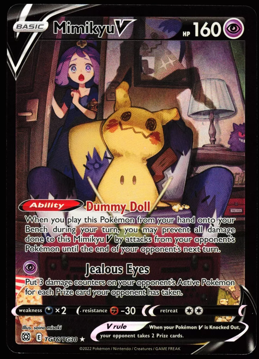 Mimikyu V #TG16 Prices, Pokemon Brilliant Stars