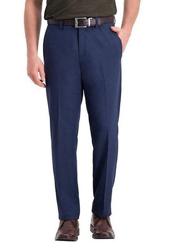 STRAIGHT FIT FLAT FRONT PANT 