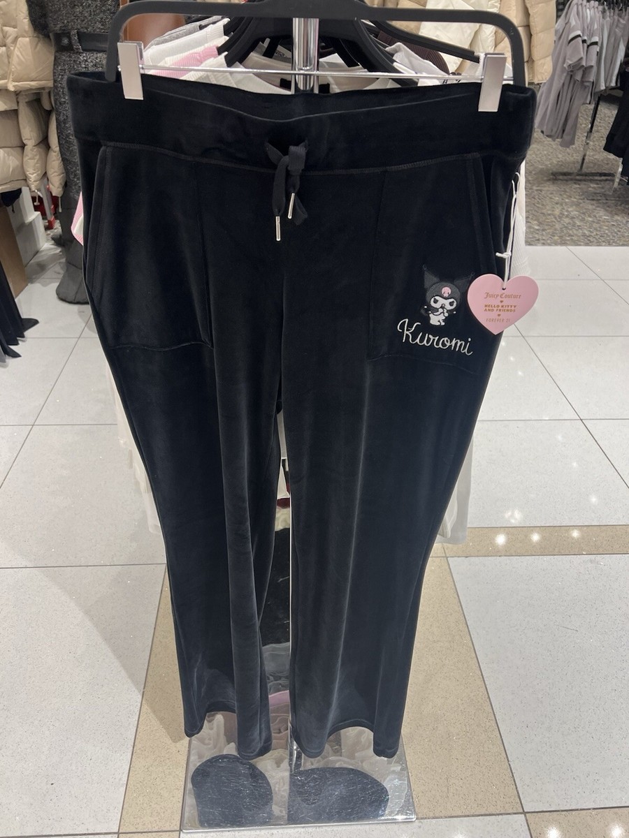 Juicy Couture Hello Kitty Kuromi Forever 21 Velour Track Pants