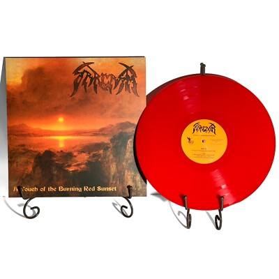 SARCASM A Touch Of The Burning Red Sunset LP Rusty Red Vinyl Dawn Unanimated