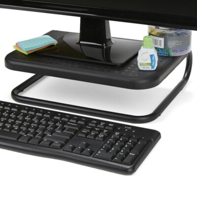 Mind Reader Rising Monitor Stand, Power Chord Management/Organization