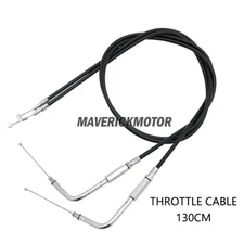130CM Lengthened Extended Throttle Cable Wire Lines For Sportster Dyna Softail