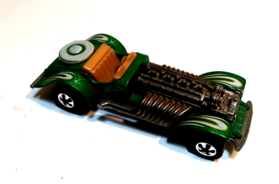 Vintage 1970 Hot Wheel Car 'Sweet 16' Metallic Green With White