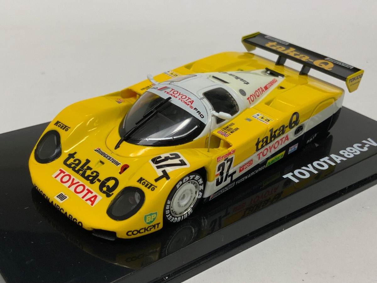 1/43 Q Model Toyota 89 C-V from the 1989 24 H of Le Mans car #37