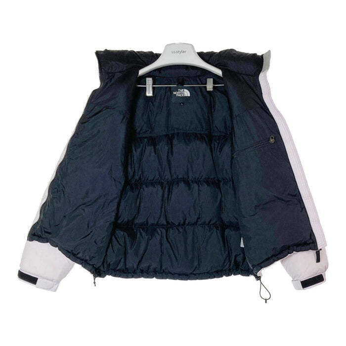 The North Face NDW92232 SHORT NUPSI DOWN JACKET PURPLE SIZE Used 