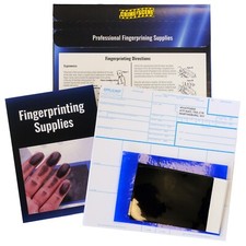 FD-258 PRE FILLED READ ATF NFA Fingerprint Kit 5 Applicant Cards Ink Directions