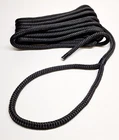 14mm Floating Braid on Braid Mooring Line Rope Soft Eye Spliced Black
