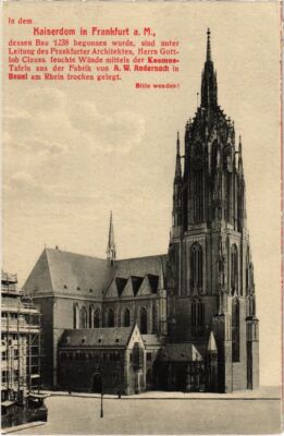 CPA AK Frankfurt a.M.- Kaiserdom GERMANY (1028719)