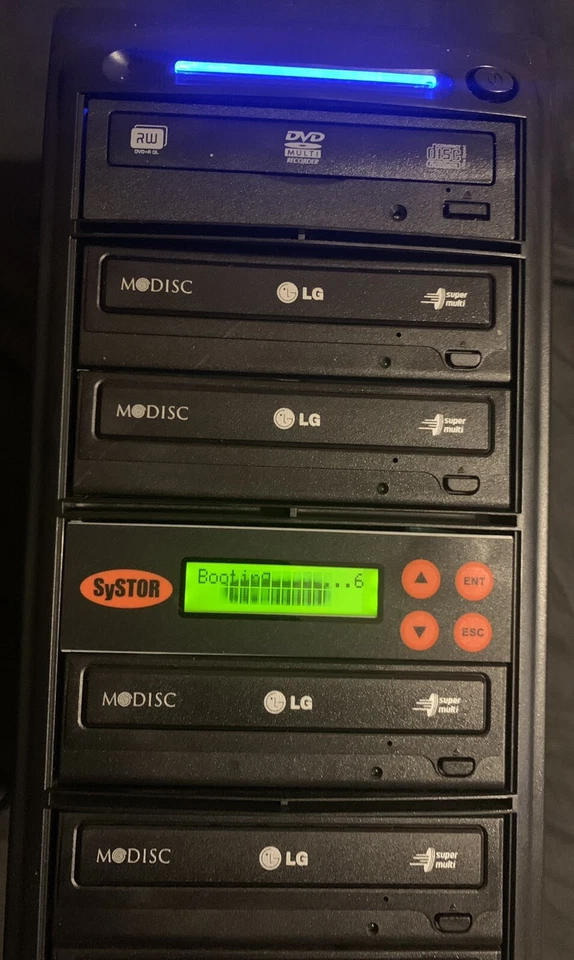 LG Systor, Model: SS-107B -  1 to 5 Disc CD/DVD Multi Target Duplicator Tower - Image 2 of 3