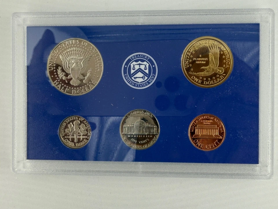 Juego de prueba revestido 2000 EE. UU. Como nuevo embalaje original del gobierno certificado de autenticidad OGP Foto 3 de 4