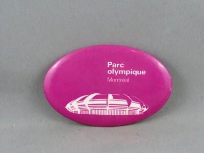 Vintage Tourist Pin - Olympic Parc Montreal - Celluloid Pin 