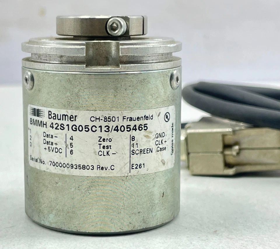 Baumer BMMH 42S1G05C13/405465 Absolute Encoder SSI Interface - Image 2 of 4