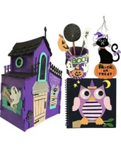 JOYIN Halloween Art and Craft Kit DIY with 3D Haunted House, Trick or Treat Door