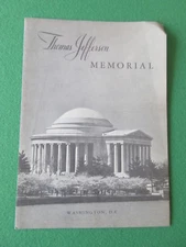 1968 THOMAS JEFFERSON MEMORIALWASHINGTON DC BROCHURE US DEPT OF THE INTERIOR