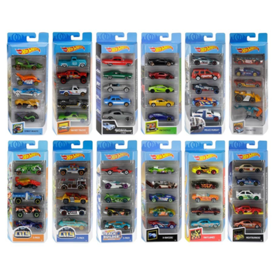 Hot Wheels 5 Car Pack Pick Your Pack Brand New & Sealed | eBay