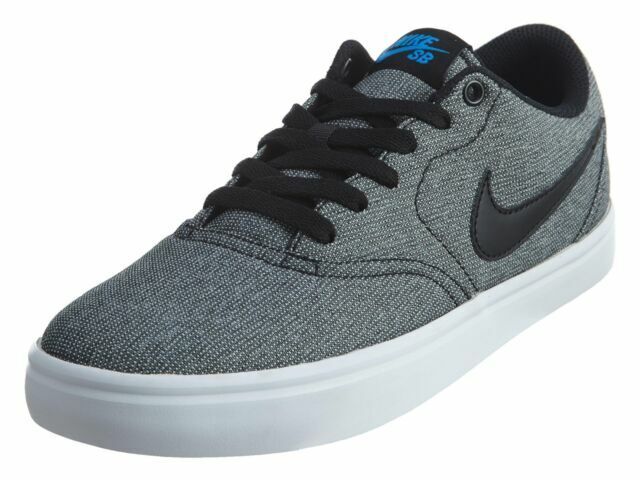 Size 9 - Nike SB Check Solarsoft Canvas Black White for sale ... Size 9 - Nike SB Check Solarsoft Canvas Black White for sale ...