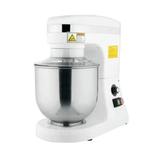 Omcan USA 44306 Countertop 7 qt Planetary Mixer with Guard, Variable Speed, 0...