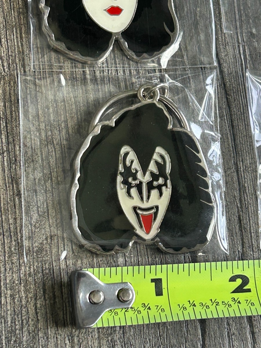 KISS KEYCHAIN Set 1978 Solo Album Heads CUSTOM Reprint Metal 1.75