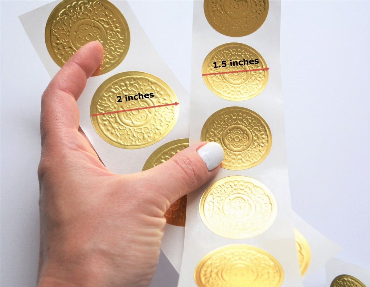 1 rol 500 stickers Wensetiket zegel rond 25mm Handmade with love | Sluitzegels - wensstickers