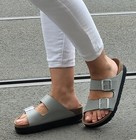 Birkenstock Papillio Arizona Flex Platform Stone Coin 1028439  Damen