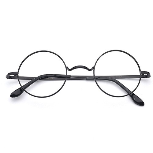 Mens Womens Eyeglass Frames Titanium Full Frame Round Glasses Frame Rx