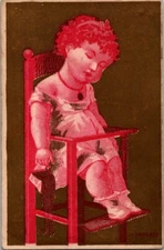 Family Sewing Machine Wheeler & Wilson CHICAGO Victorian Trade Card
