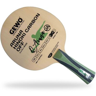 GEWO Aruna Hinoki Carbon Tischtennisblatt (5-lagig + 2 Carbon)