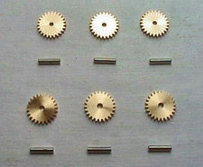 T JET 6 STOCK DRIVE GEARS W/SHAFT. FITS AURORA CHASSIS