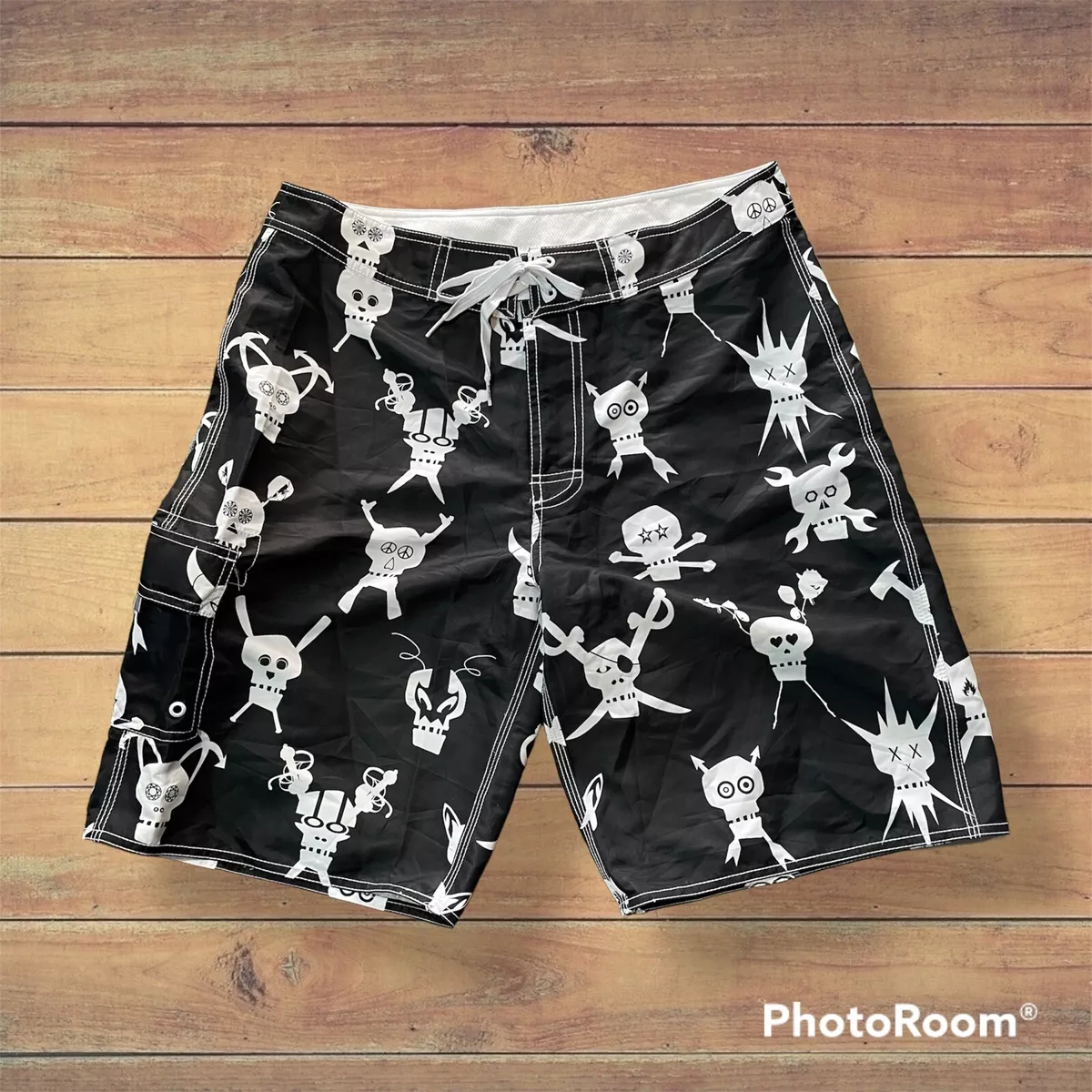 Stussy X Futura Destiny Collection Skull Board Shorts Pants Spring Summer