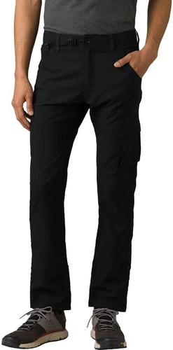 Prana Stretch Zion II Slim Fit Chino Outdoor Hiking Pants in Black - Size 36x32