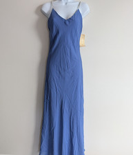 Vintage Dave  Johnny Formal Dress Womens 9/10 Purple Open Back Diamonte Straps