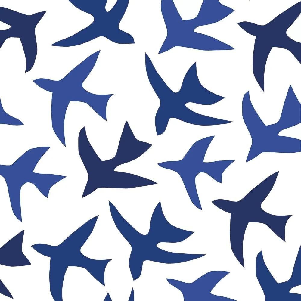 Бумажные салфетки для напитков/коктейлей с изображением морских птиц,5х5