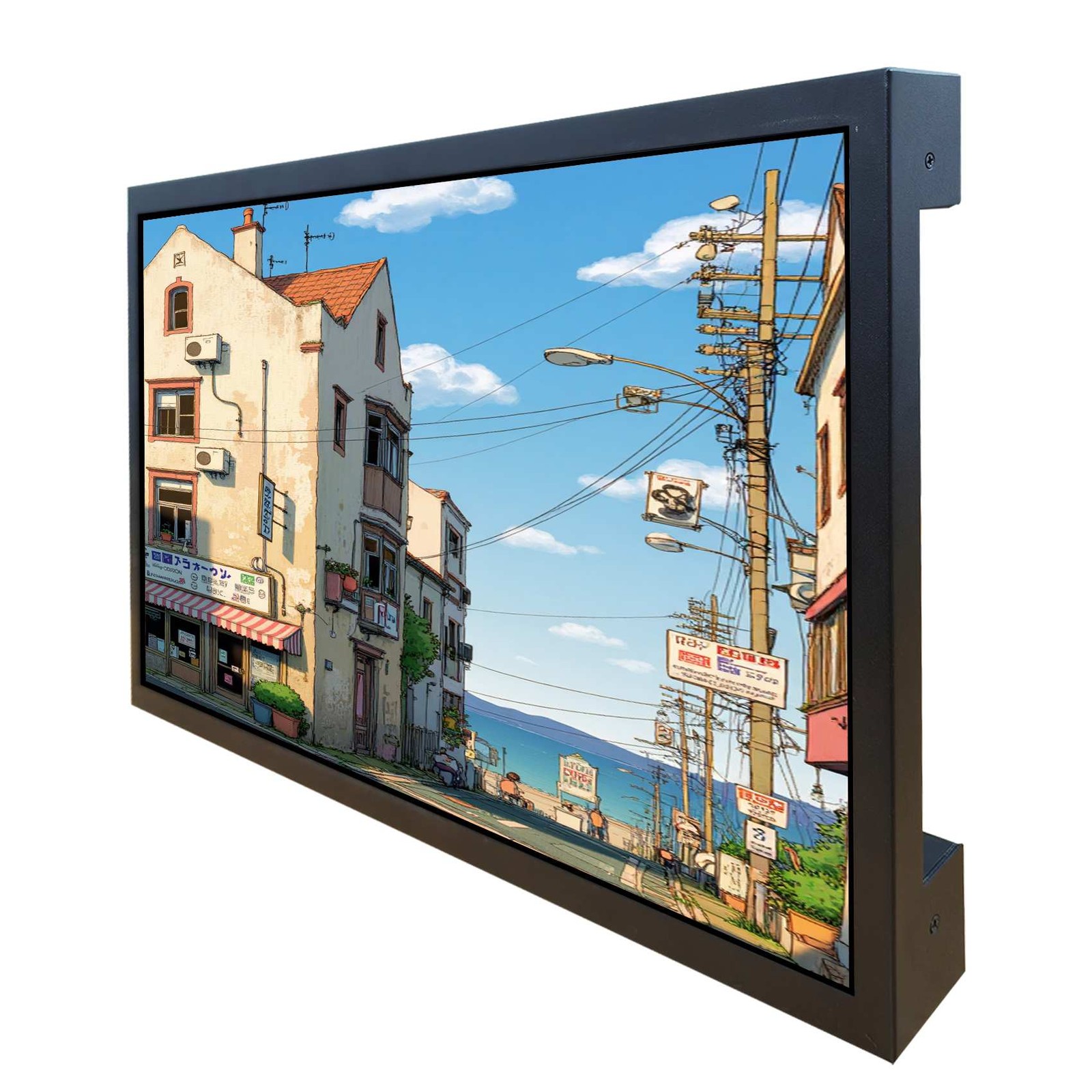 21.5"" 1080P IPS H/D VGA DVI Indurstrial LCD Monitor, 1000 nits High Brightness