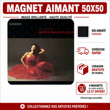 Magnet Sandra – (I'll Never Be) Maria Magdalena 5x5 cm Aimant Frigo