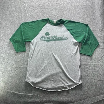 Casey Moore's Shirt Mens L Augusta Sportswear Gray Raglan 3/4 Sleeve Tempe AZ