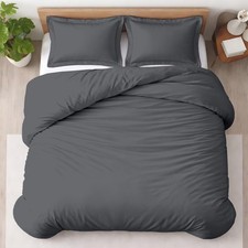 Kotton Culture 3 Pc Duvet Cover King Size Set-100 Egyptian Cotton 600 Thread