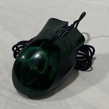 Razer Naga Hex MOBA Demon Green PC Wired Gaming Mouse RZ01-0075 EUC