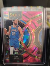 2023-24 Panini Select -Vasilije Micic #106 Pink Cracked Ice Prizm /99 (RC)