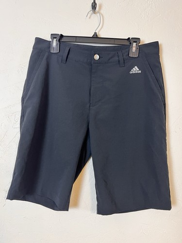 Adidas Golf Shorts Black Flat Athletic 10” Inseam Sz 32 EUC