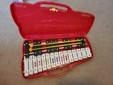 25 Note Xylophone With Carrying Case And  Mallets
