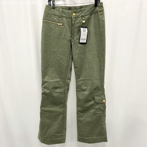 NWT Women's NILS Sage Green Lined Utility Sport Skiing Snow Pants Sz 8 MSRP$295