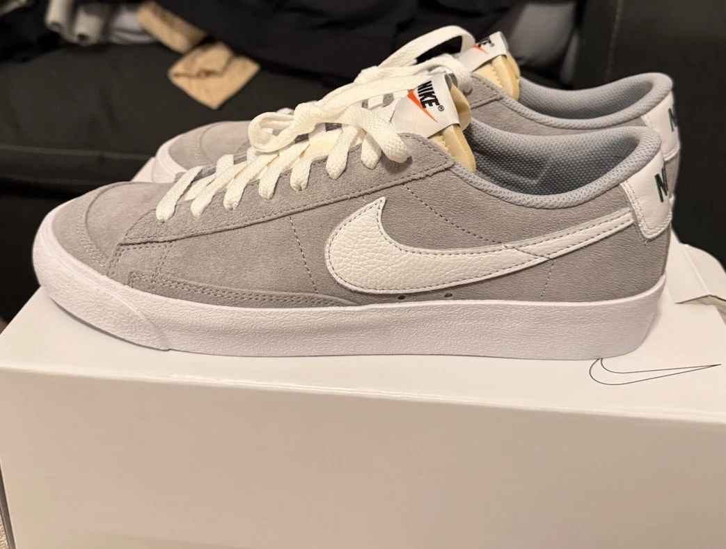 Nike Blazer Low Gray Suede for Sale | Authenticity  display picture 1
