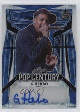2023 Leaf Metal Pop Century Blue Kaleidoscope 7/10 G Herbo #BA-GH2 Auto rw6
