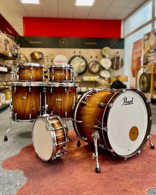 Pearl Masters Maple Pure Shellset Exotic ''Natural Burst'' 22,10,12,14,16''