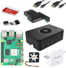 Canakit Raspberry Pi 5 Starter Kit PRO - Turbine Black 128GB Edition 8GB RAM