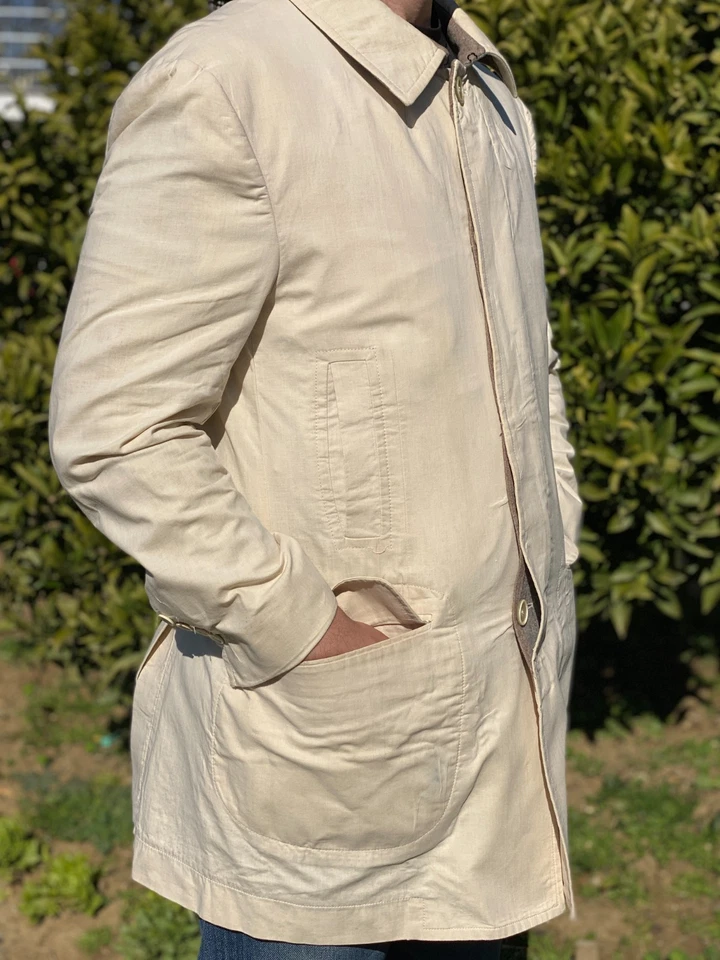 Blazer Esmoquin Chaqueta Ligera Archive Brunello Cucinelli 1996 Raro Talla 50 M L Foto 4 de 4