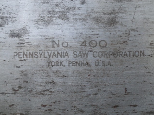 Penn Saw Corp No 400  One or Two Man Cross Cut Crosscut Saw Champion Tooth