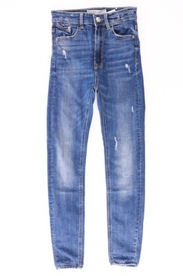Stradivarius Skinny Jeans Skinny Jeans für Damen Gr. 32, XS blau aus Baumwolle
