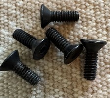 5 Vintage Floyd Rose FRTBMSP Original Series Tremolo Block Mounting Screws Black