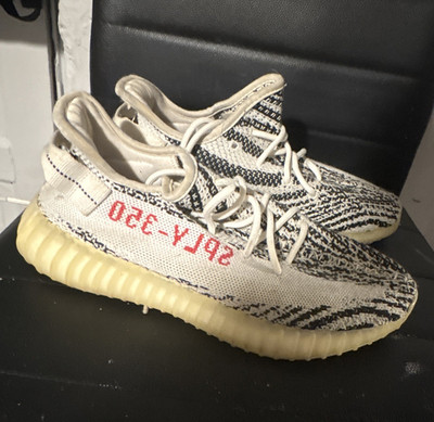 Yeezy adidas Yeezy Boost 350 V2 Zebra White Black Red Low Top Lace Up